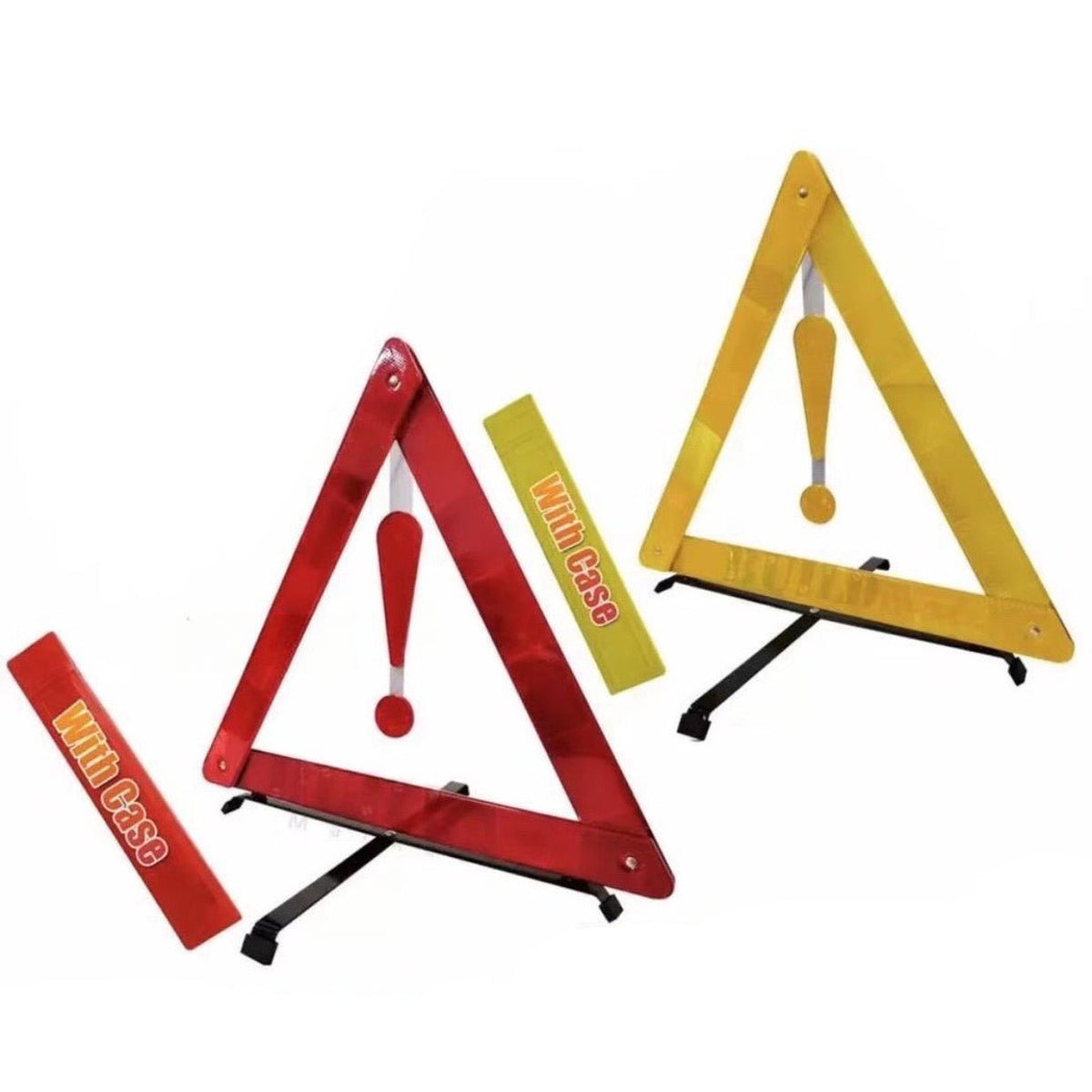 Warning Triangle Stand 2pcs Reflective Triangle Early Warning Device – Arrow Hardware