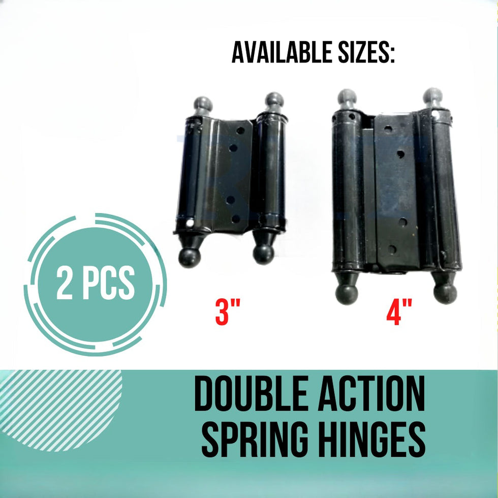 Steel Double Action Spring Hinges W/ Screws – Arrow Hardware