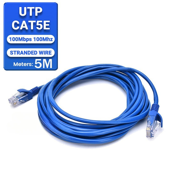 Ethernet Cable High Speed RJ45 CAT5e Internet Cable Lan Network Wire I ...