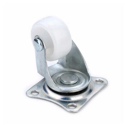 White Rotating Wheels – Arrow Hardware