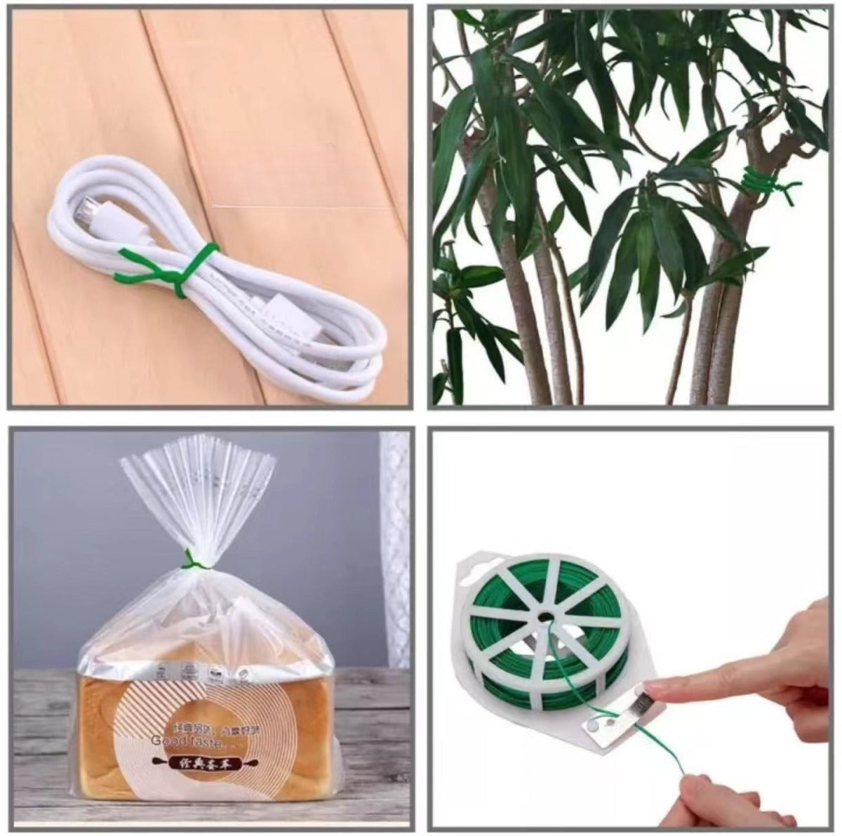 Spool Wire Cutter Plastic Twist Tie Wire Spool With Cutter For Garden Yard Plant – Arrow ...
