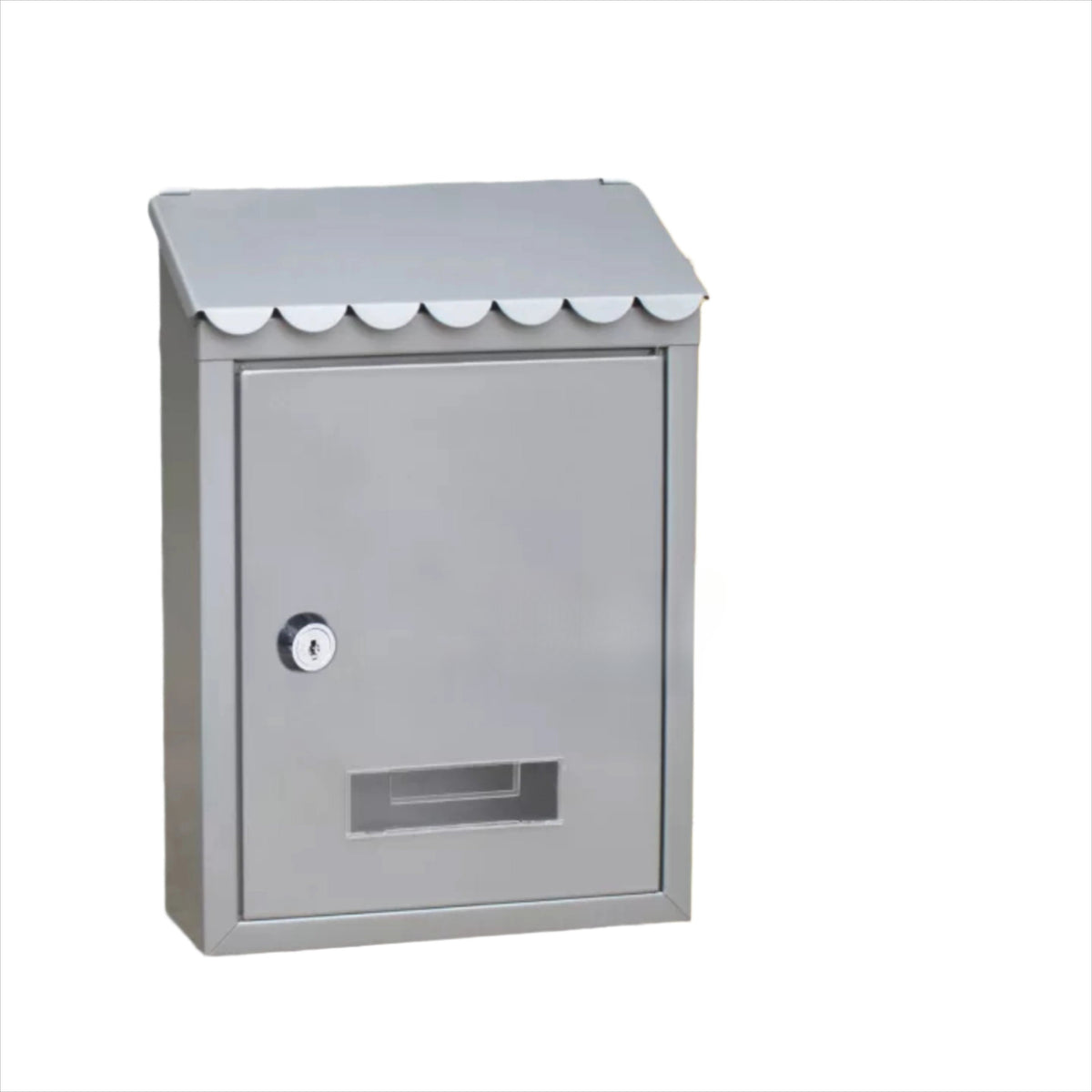 New Iron Mailbox Garden Supplies House hanging Post Mail Box Lockable ...