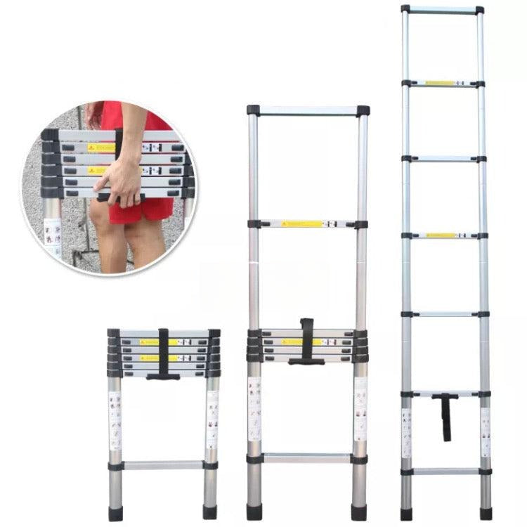 Aluminum Telescopic Ladder Straight 5.0M /16.4ft (12 steps) – Arrow ...