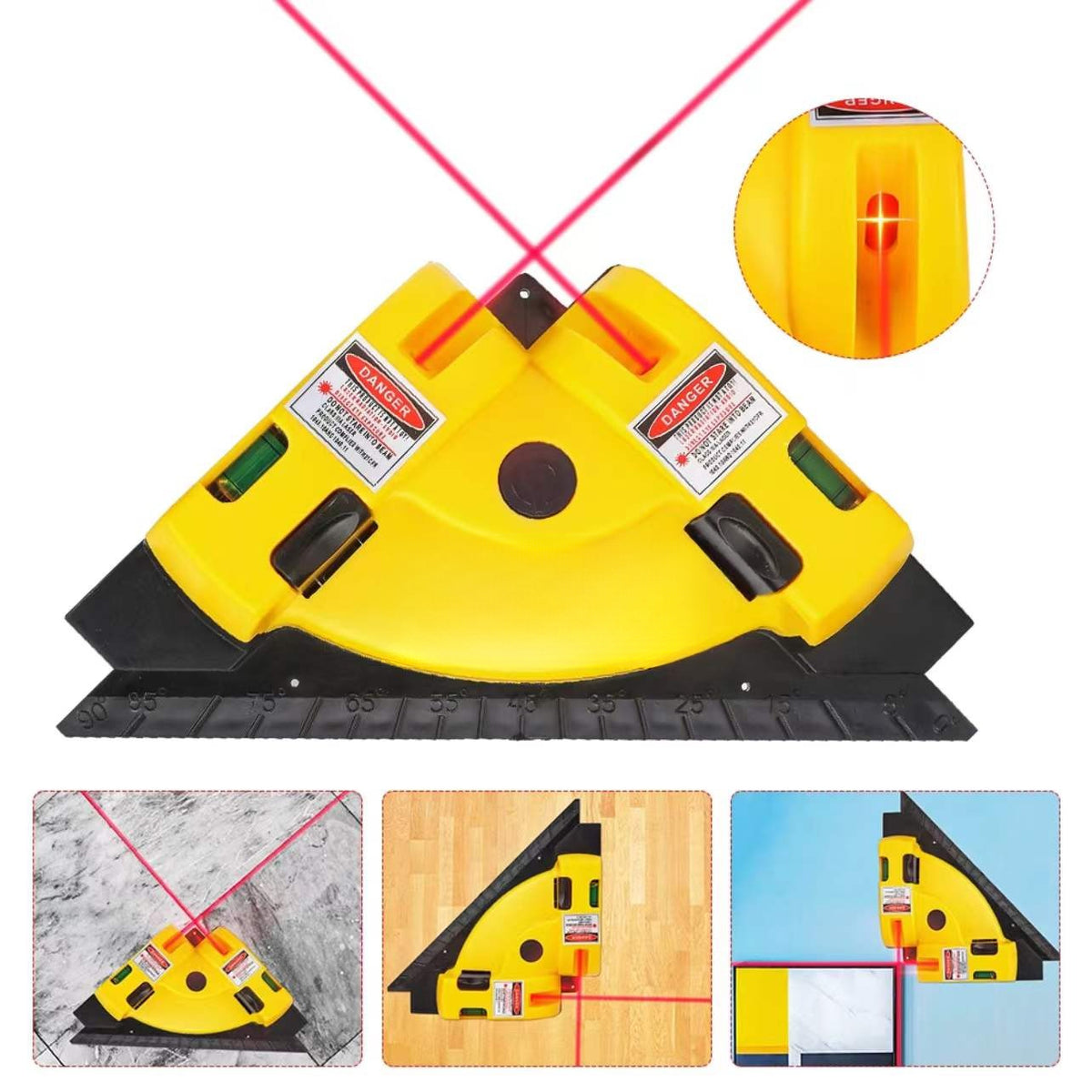 90 Degree Right Angle Laser Laser Ruler Horizontal Instrument Laser Me ...