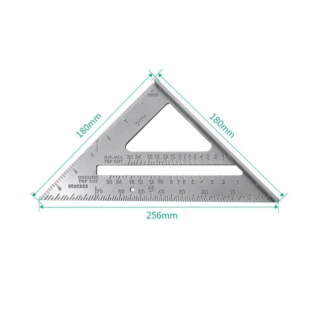 Triangle Ruler Unit 7'' Aluminum Alloy Triangle Ruler – Arrow Hardware