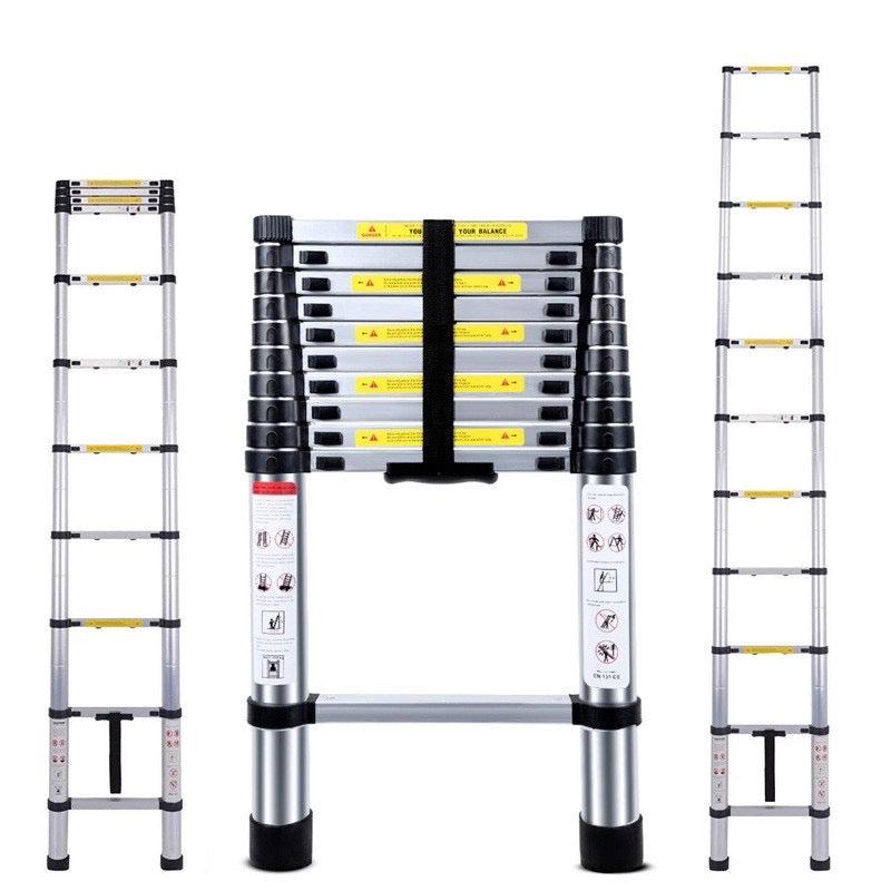 Telescopic Ladder Portable Aluminum Ladder Retractable Ladder High Lad ...