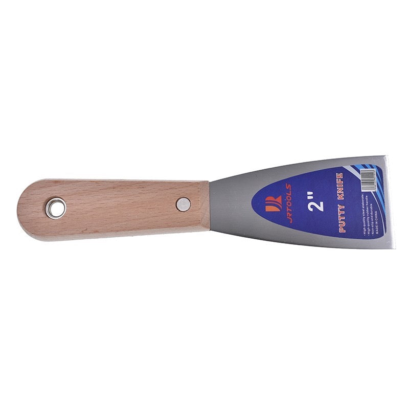 Wooden Handle Putty Scraper Stainless Steel Scrapers – Arrow Hardware