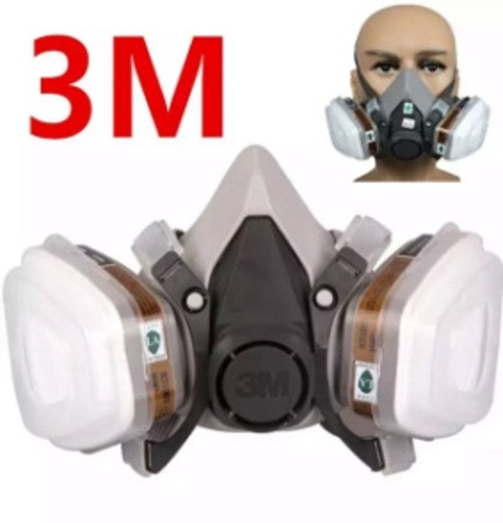 Mask 6200 7 In 1 Half Finish Spray Respirator Gas Mask Safety Filter D ...