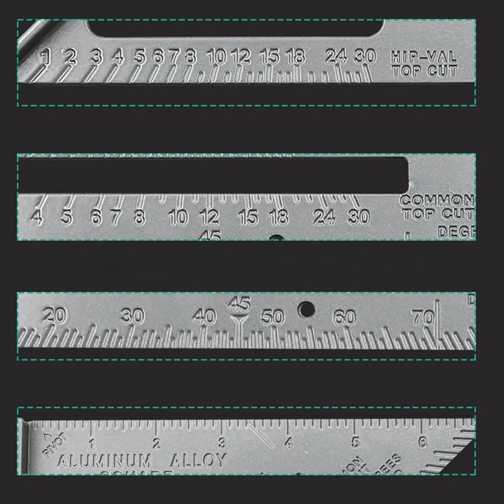 Arrow Metal Ruler 7'' Aluminum Alloy Triangle Ruler – Arrow Hardware